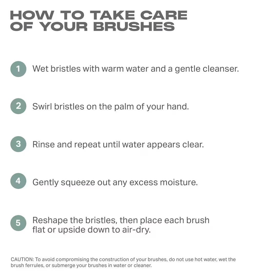 Along for the Glide 6-Piece Travel Brush Set