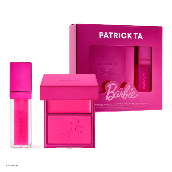 Kit de Rubor y Gloss Patrick Ta x Barbie