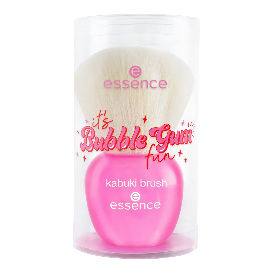 it's Bubble Gum fun kabuki brush